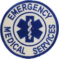 PATCH-EMS,LOGO (BLU/WHT) (3-3/4") PATCH-EMS,LOGO (BLU/WHT) (3-3/4")